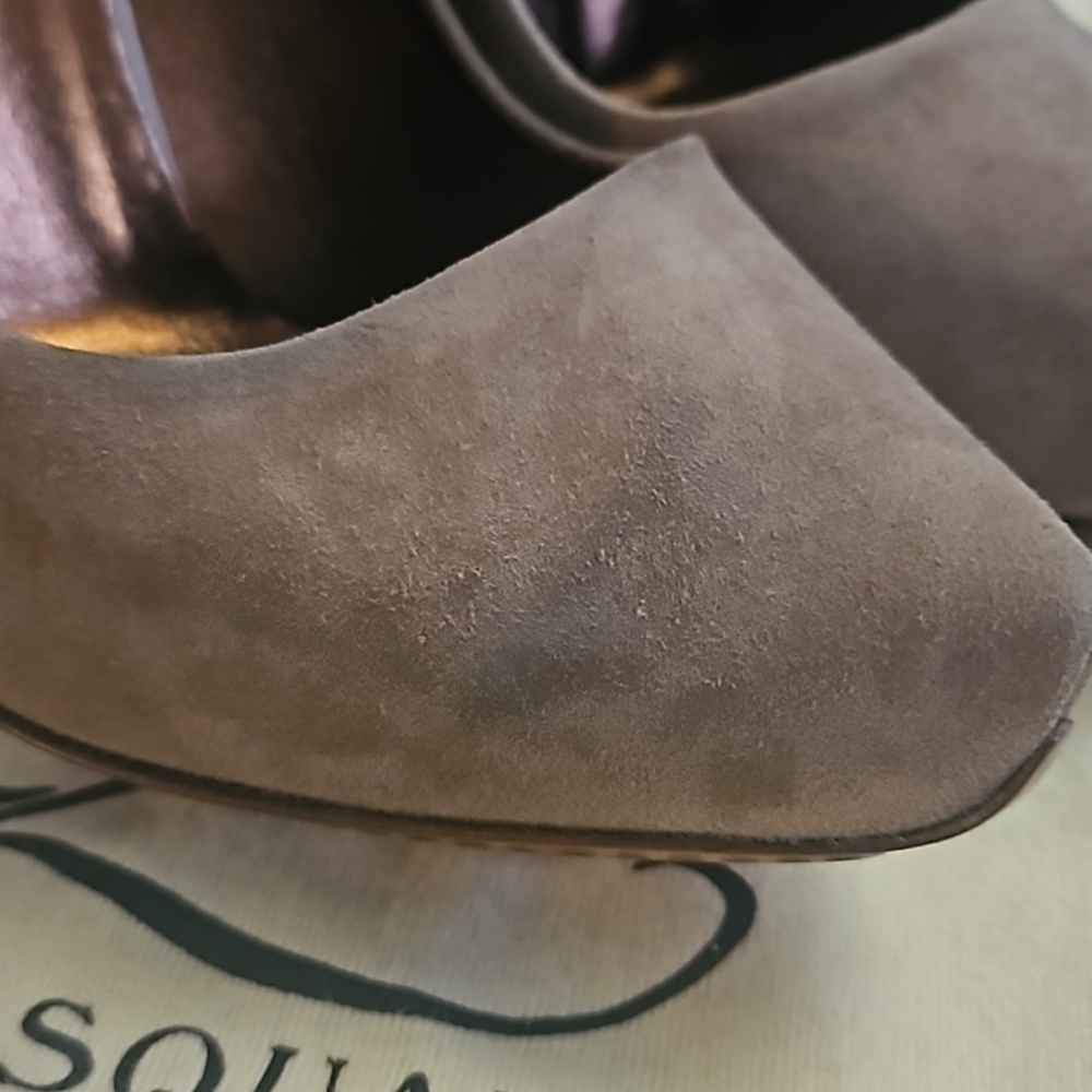 Q by Pasquale Soft Pink Suede Italian made heels size 36 NIB See Description Plz - Picture 11 of 16